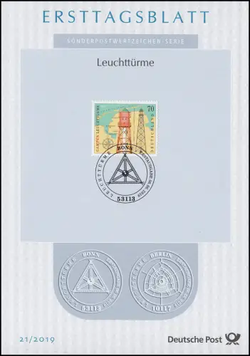 ETB 21/2019 Leuchttürme: Leuchtturm Campen / Ostfriesland