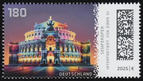 3930 Historische Bauwerke - Semperoper Dresden, NASSKLEBEND, postfrisch **