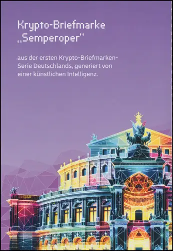 133b Markenheftchen LILA mit 3931 Semperoper Dresden, orig. postfrisch **