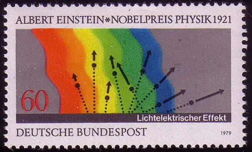 1019 Nobelpreisträger Physik Einstein, postfrisch **