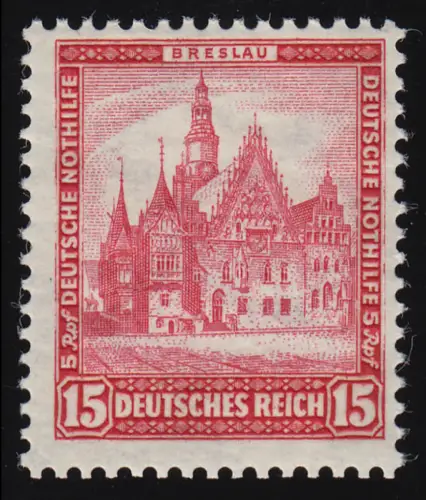 460 Deutsche Nothilfe Bauwerke 15+5 Rpf **