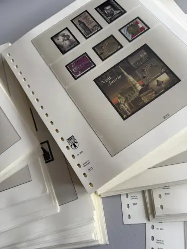 LINDNER-T-Vordruckblätter Österreich 1996-2022, sauber GEBRAUCHT