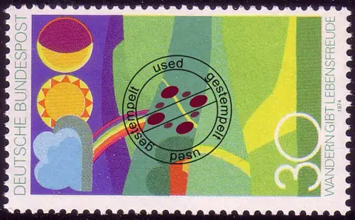 808 Wandern O gestempelt