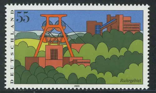 2355 Industrielandschaft Ruhrgebiet, postfrisch **