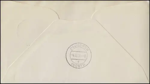 Erstflug Lufhansa Lissabon - Frankfurt/ Main,  Lisboa 3.10.55/ Lorch 4.10.55