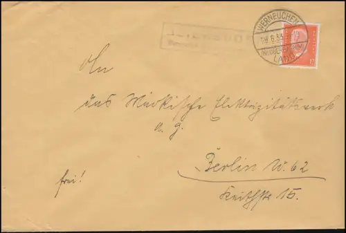 Landpost Beiersdorf Werneuchen Kreis Oberbarnim 26.6.1933