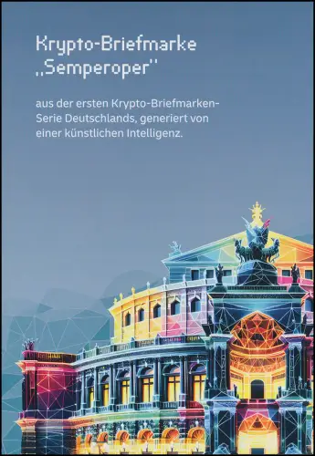 133c Markenheftchen BLAU mit 3931 Semperoper Dresden, orig. postfrisch **