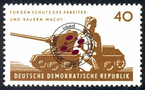 880 NVA Panzer 40 Pf, gestempelt O