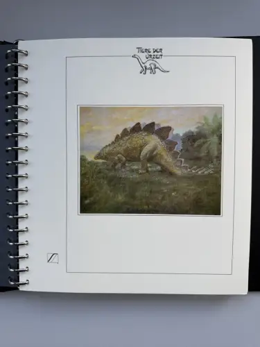 Motiv Tiere der Urzeit / Dinos - Südamerika ** Lindner-Vordruckbinder, 35 Seiten