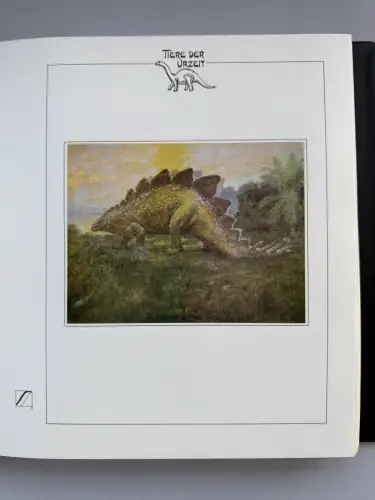 Motiv Tiere der Urzeit / Dinos - Afrika 1 ** - Lindner-Vordruckbinder, 60 Seiten