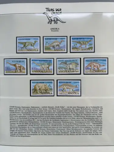 Motiv Tiere der Urzeit / Dinos - Afrika 1 ** - Lindner-Vordruckbinder, 60 Seiten