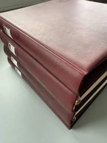 Bund 1959-1999 in vier LINDNER-T-Vordruckalben postfrisch ** komplett