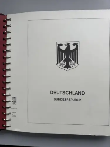 Bund 1959-1999 in vier LINDNER-T-Vordruckalben postfrisch ** komplett
