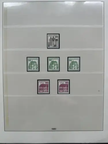 Bund 1959-1999 in vier LINDNER-T-Vordruckalben postfrisch ** komplett