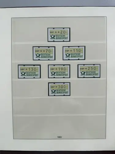 Bund 1959-1999 in vier LINDNER-T-Vordruckalben postfrisch ** komplett