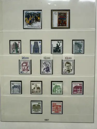 Bund 1959-1999 in vier LINDNER-T-Vordruckalben postfrisch ** komplett