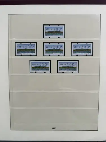 Bund 1959-1999 in vier LINDNER-T-Vordruckalben postfrisch ** komplett