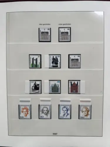 Bund 1959-1999 in vier LINDNER-T-Vordruckalben postfrisch ** komplett