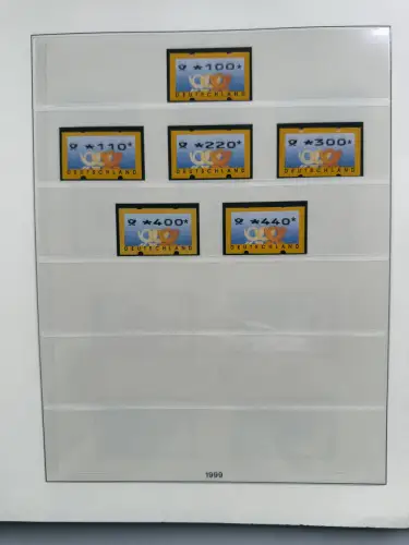 Bund 1959-1999 in vier LINDNER-T-Vordruckalben postfrisch ** komplett