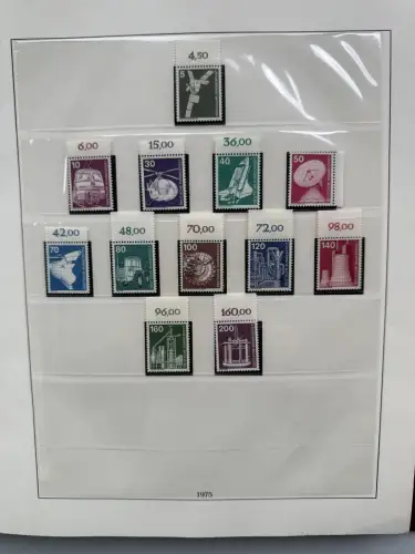 Bund 1959-1999 in vier LINDNER-T-Vordruckalben postfrisch ** komplett