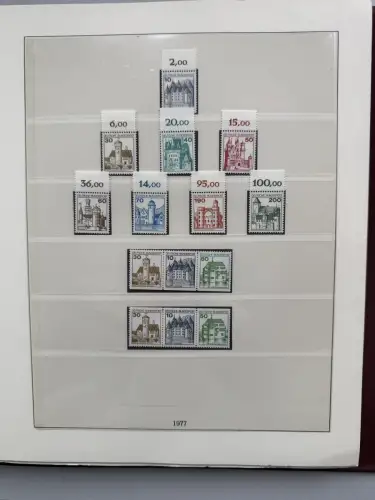 Bund 1959-1999 in vier LINDNER-T-Vordruckalben postfrisch ** komplett