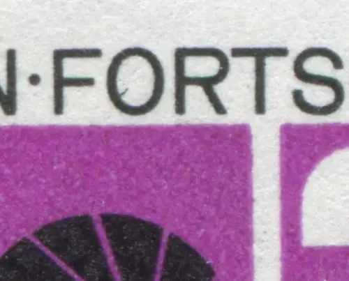 553II Handwerk mit PLF II Strich im O von FORTSCHRITT, Feld 41, **