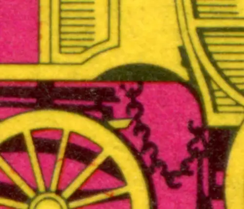 516 FIP-Kongreß 30 Pf mit PLF erstes Kettenglied gebrochen, Feld 43, **