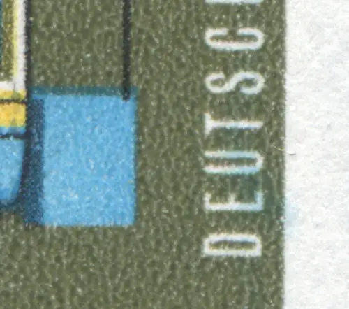 470I Ausstellung 15 Pf mit PLF I blauer Fleck in EU in DEUTSCHE, Feld 41 **