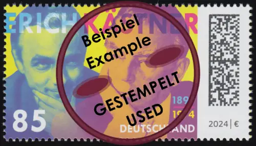 3814 Erich Kästner, O gestempelt