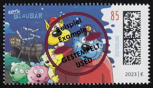 3803 Helden der Kindheit - Käpt'n Blaubär, O gestempelt