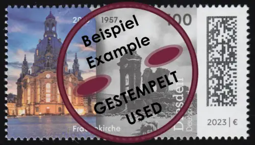 3785 Zeitreise Deutschland: Dresden, O gestempelt