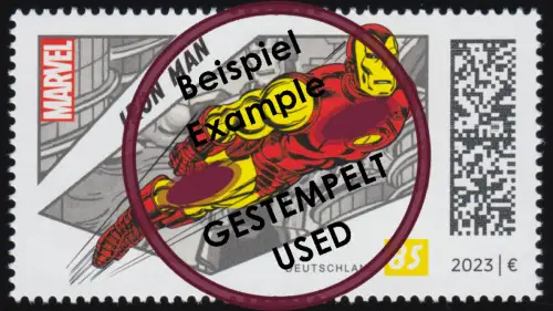 3784 Superhelden: Iron Man, O gestempelt