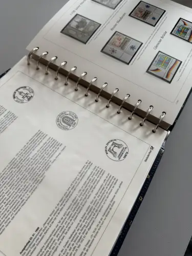 Sammlung Deutschland PLUS 1998-2021 Ecken **/ESST - 9 Ringbinder (Post-Abo) kpl.