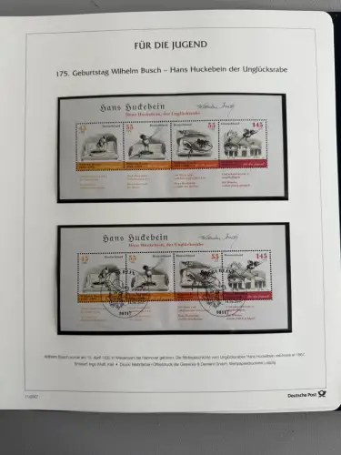 Sammlung Deutschland PLUS 2003-2009 Ecken **/ESST - 2 Ringbinder (Post-Abo) kpl.