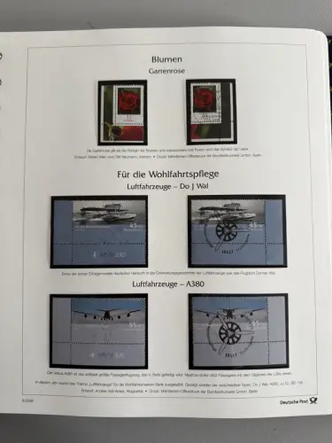 Sammlung Deutschland PLUS 2003-2009 Ecken **/ESST - 2 Ringbinder (Post-Abo) kpl.