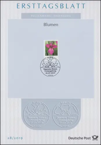 ETB 28/2019 Blumen, Sumpfgladiole