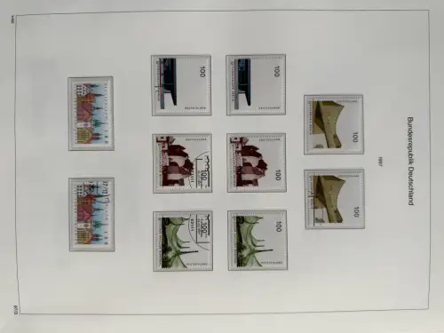 Bund 1993-2002 in zwei KABE Bicollect-Vordruck-Ringbindern, ** / O