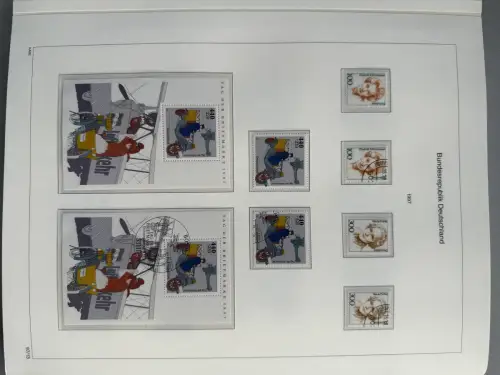 Bund 1993-2002 in zwei KABE Bicollect-Vordruck-Ringbindern, ** / O