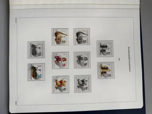 Bund 1993-2002 in zwei KABE Bicollect-Vordruck-Ringbindern, ** / O