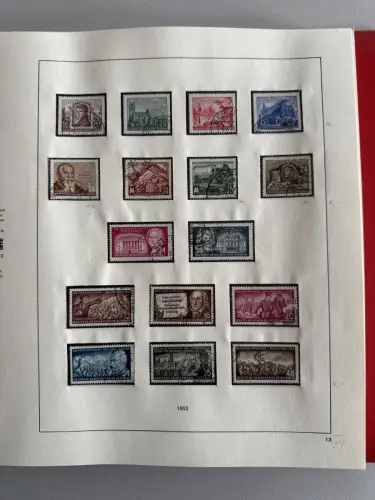 DDR 1949-1960 im SAFE-Vordruck-Ringbinder gestempelt komplett, 45 Seiten