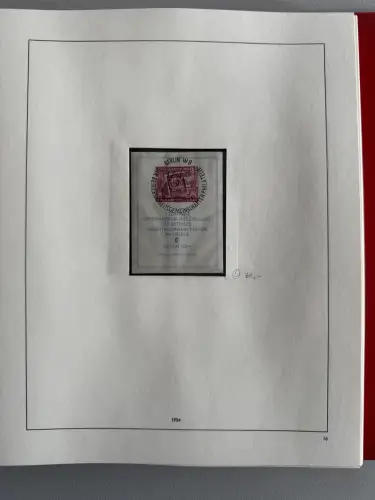 DDR 1949-1960 im SAFE-Vordruck-Ringbinder gestempelt komplett, 45 Seiten