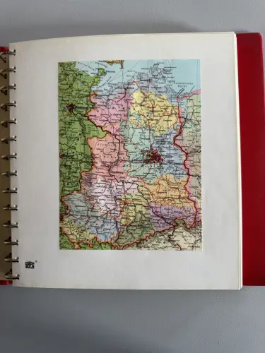 DDR 1949-1960 im SAFE-Vordruck-Ringbinder gestempelt komplett, 45 Seiten