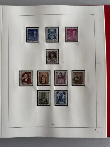 DDR 1949-1960 im SAFE-Vordruck-Ringbinder gestempelt komplett, 45 Seiten