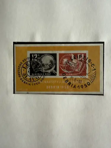 DDR 1949-1960 im SAFE-Vordruck-Ringbinder gestempelt komplett, 45 Seiten