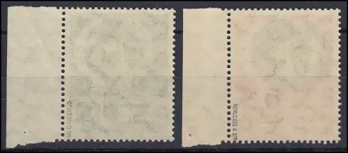 141-142 NBA Wuppertal, Randsatz rechts mit Passerkreuz ** gpr. Schlegel BPP