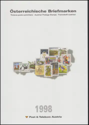 Jahreszusammenstellung der Österreichischen Post 1998 ** postfrisch