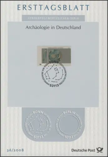 ETB 36/2008 Archäologie, HImmelsscheibe von Nebra