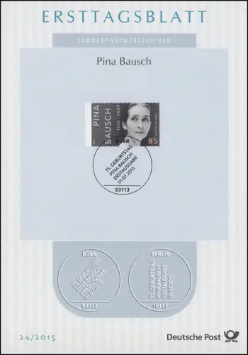 ETB 24/2015 Pina Bausch, Tänzerin