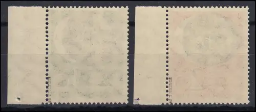 141-142 NBA Wuppertal, Randsatz rechts mit Passerkreuz ** gpr. Schlegel BPP