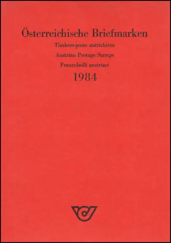Jahreszusammenstellung der Österreichischen Post 1984 ** postfrisch